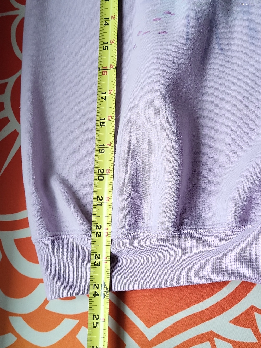 🌸 Vintage Cherry Blossom Collared Sweatshirt - Light Purple - Picture 9 of 11